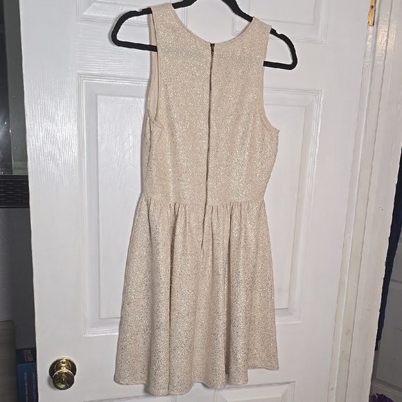 Everly Womens Small S Cream Fit and Flare Mini Dress - Picture 8 of 8